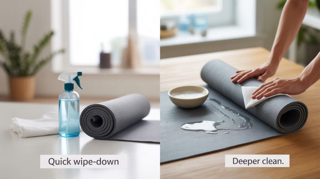 How to Clean a Yoga Mat the Right Way