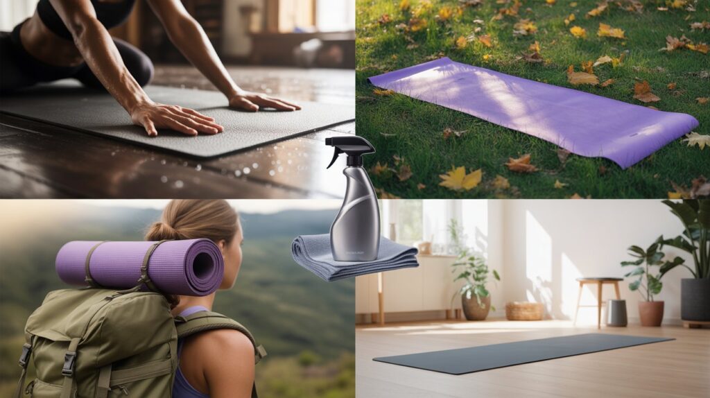 How to Clean a Yoga Mat the Right Way