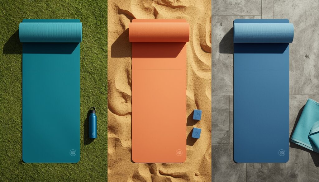 Best Yoga Mat for Outdoors: Top Picks for Grass, Sand, and Concrete.