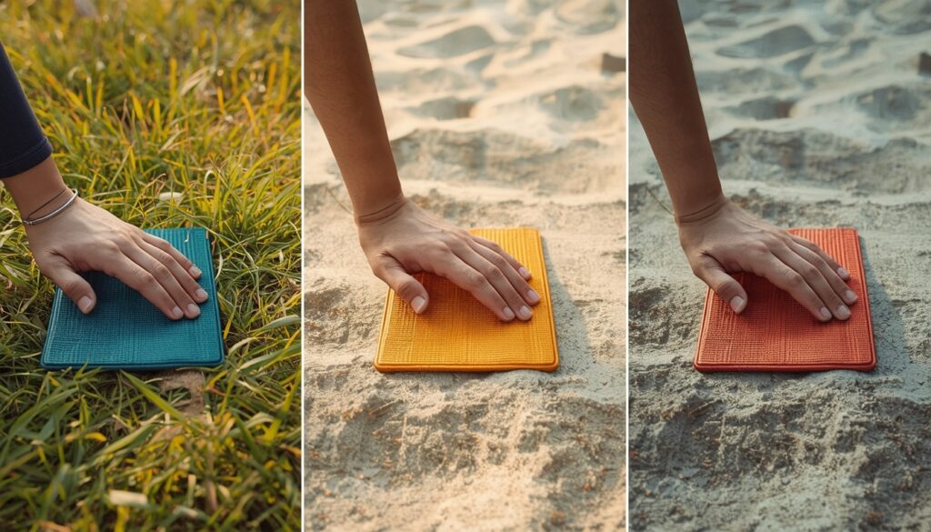 Best Yoga Mat for Outdoors: Top Picks for Grass, Sand, and Concrete.

