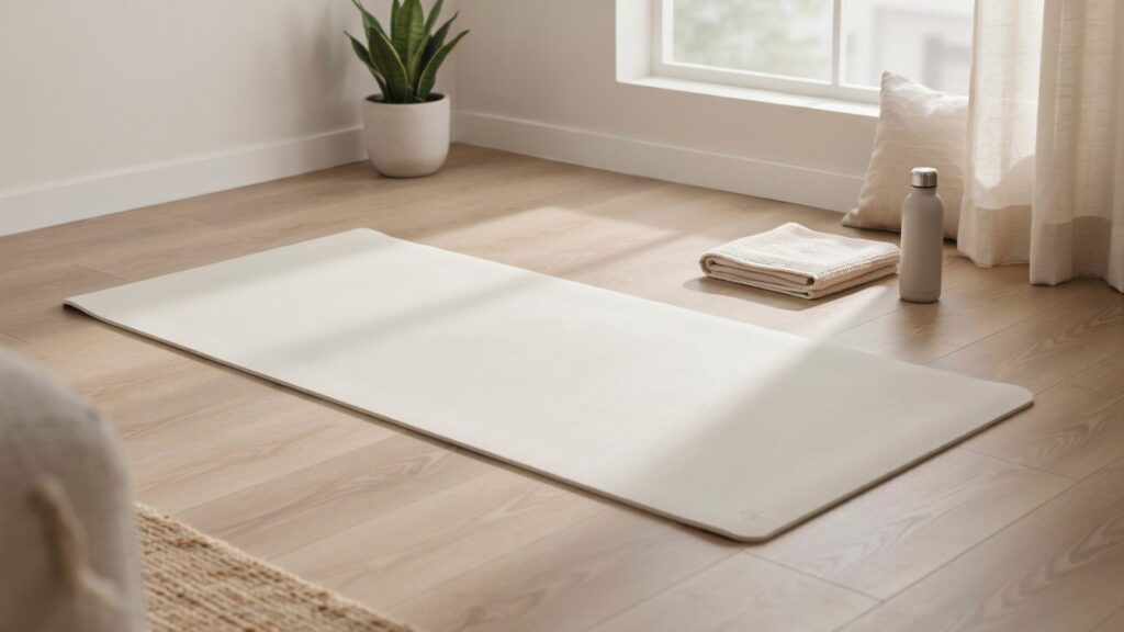 ivory yoga mat