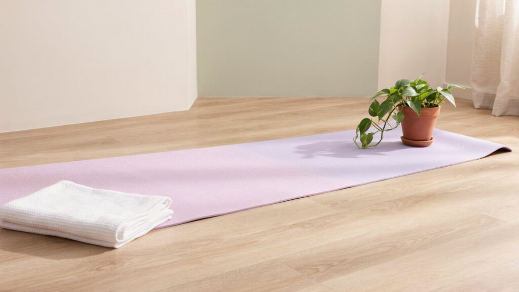pastel yoga mat
